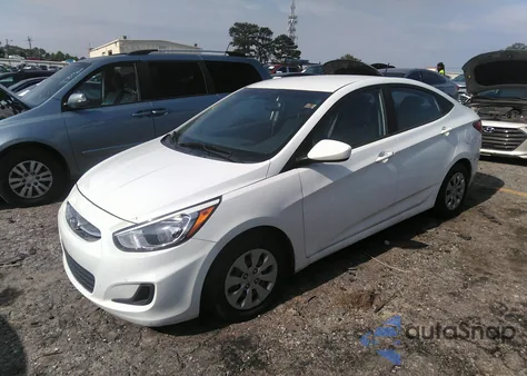 2016 Hyundai Accent Se z USA, uszkodzony, nr VIN KMHCT4AE4GU156921